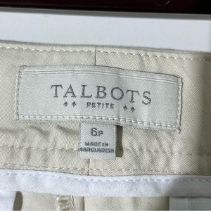 Talbots 6 petite mid rise capri pants